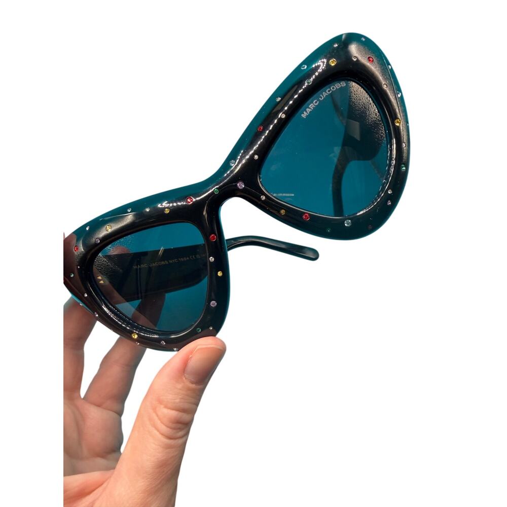 Marc Jacobs MARC 798/S STR 48mm Studded Cat Eye Sunglasses retail $296 - Picture 3 of 10